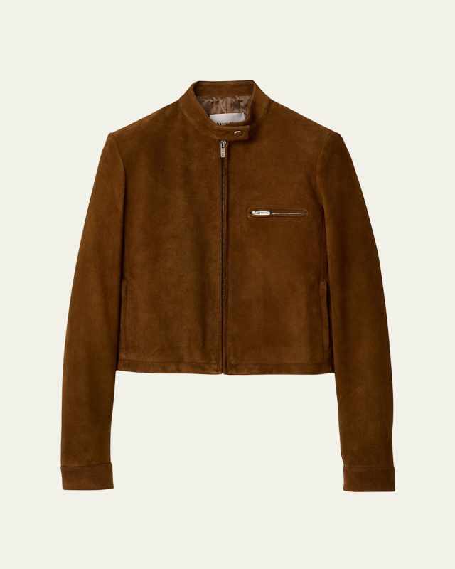 Suede Zip Jacket